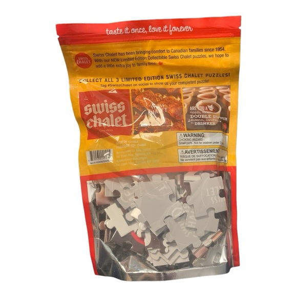 NIB Swiss Chalet Forever Chalet Sauce 100 Piece puzzle Promotional Brand Logo - Picture 4 of 4
